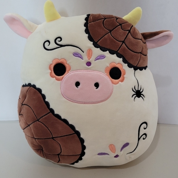 Squishmallow Day Of The Dead Ronnie Sugar Skull Face Paint w/ Spider-Web 2022 - Picture 1 of 10